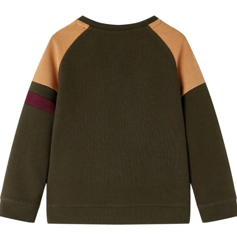 Kleding & Accessoires*vidaXL Kindertrui 140 donkerkakikleurig en camel