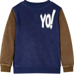 Kleding & Accessoires*vidaXL Kindertrui 92 donkermarineblauw