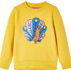 Kleding & Accessoires*vidaXL Kindertrui 92 donkerkleurig Oker
