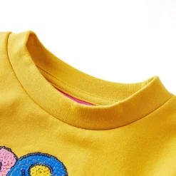 Kleding & Accessoires*vidaXL Kindertrui 92 donkerkleurig Oker