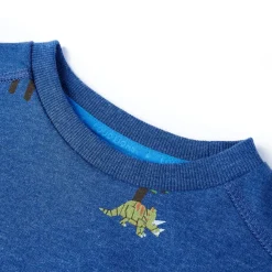 Kindertrui 104 gemêleerd donkerblauw><noscript><img width=