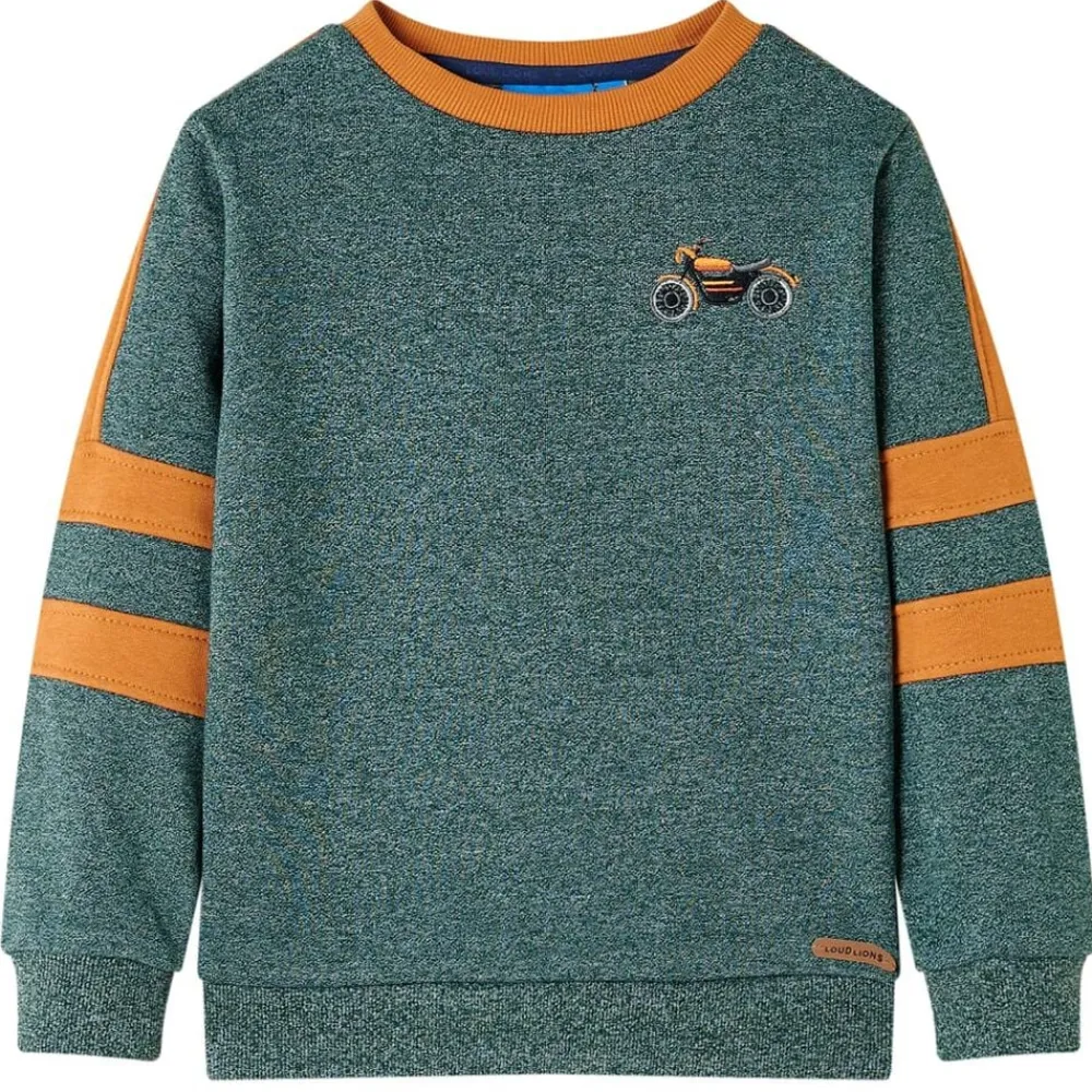 Kleding & Accessoires*vidaXL Kindertrui 92 gemêleerd donker Groen