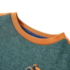 Kleding & Accessoires*vidaXL Kindertrui 92 gemêleerd donker Groen