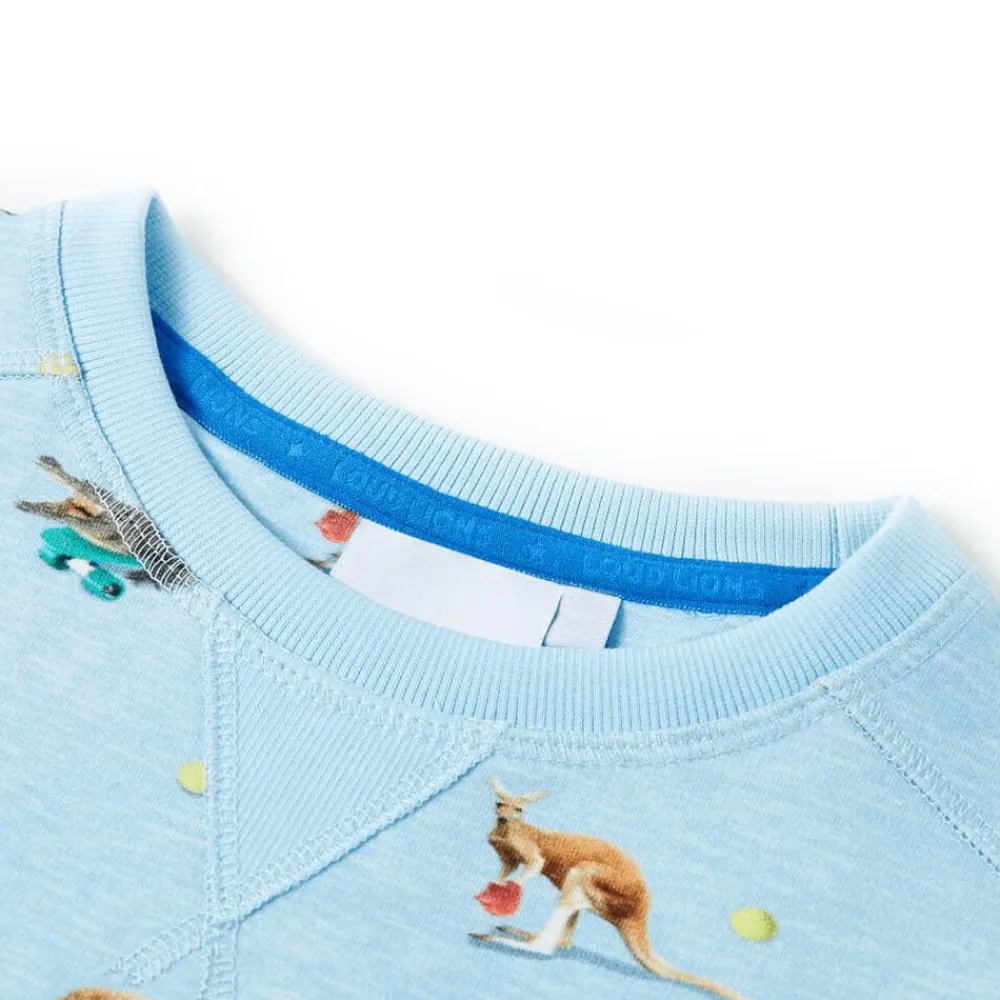 Kleding & Accessoires*vidaXL Kindertrui 104 gemêleerd lichtblauw