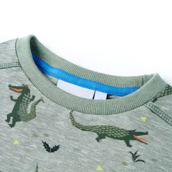 Kleding & Accessoires*vidaXL Kindertrui 92 gemêleerd lichtkaki