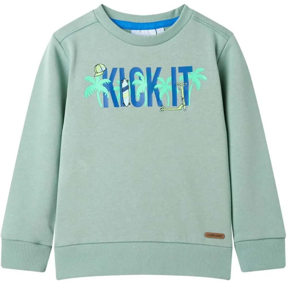 Kleding & Accessoires*vidaXL Kindertrui 104 licht Kaki