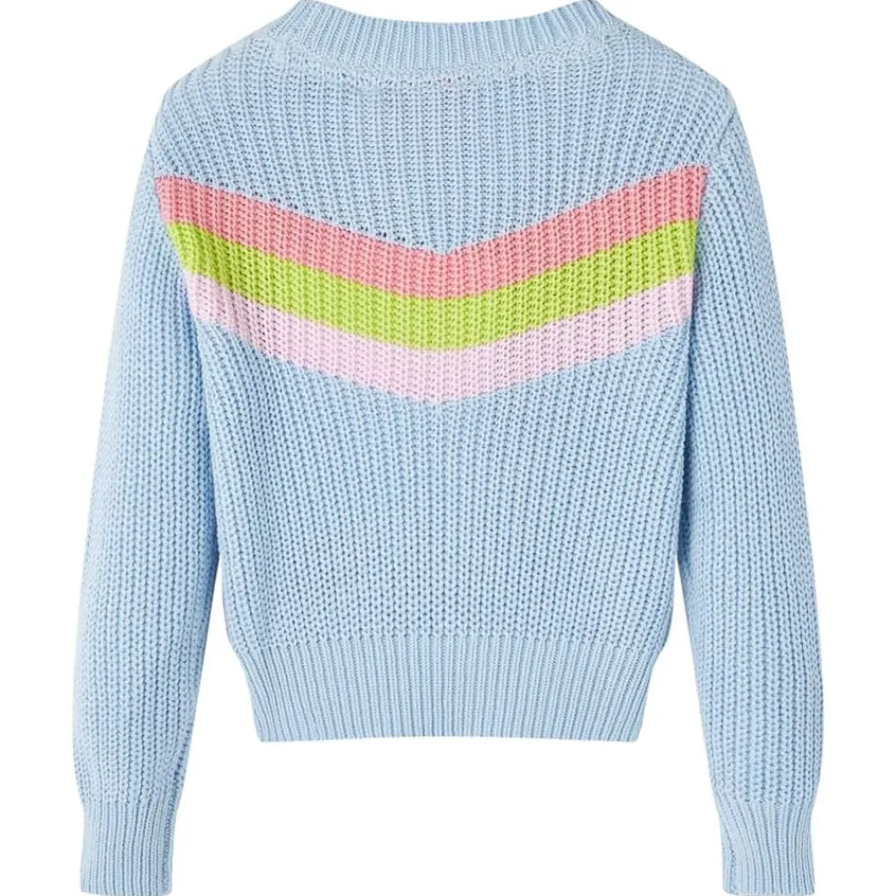 Kindertrui gebreid 92 blauw>vidaXL Discount