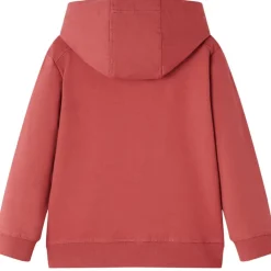 Kindertrui met capuchon 104 roodbruin>vidaXL Best