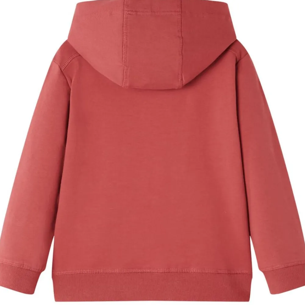 Kindertrui met capuchon 104 roodbruin>vidaXL Best