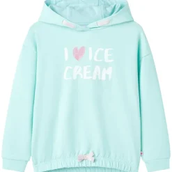 Kindertrui met capuchon 104 lichtzeeblauw>vidaXL Clearance