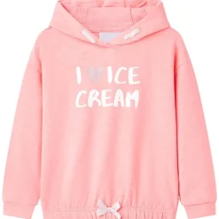 Kleding & Accessoires*vidaXL Kindertrui met capuchon 92 fel Roze