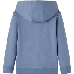 Kleding & Accessoires*vidaXL Kindertrui met capuchon 104 gemêleerd blauw