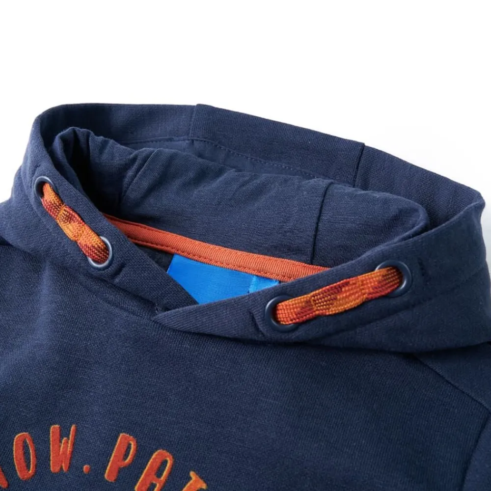 Kindertrui met capuchon 92 gemêleerd en oranje>vidaXL Discount