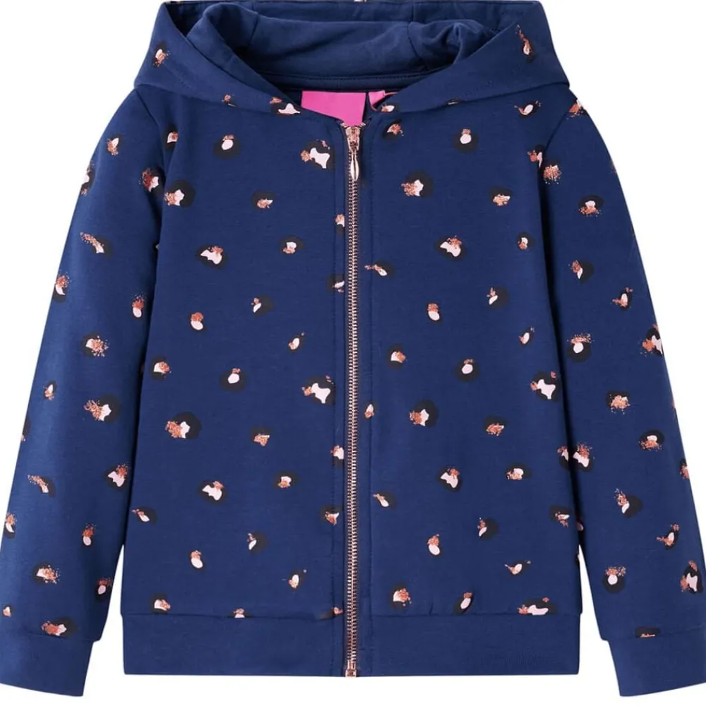 Kindervest met capuchon 92 marineblauw>vidaXL Best