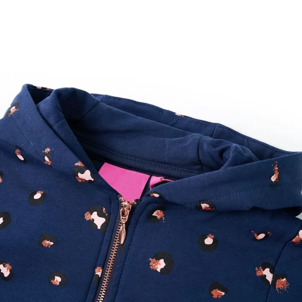 Kindervest met capuchon 92 marineblauw>vidaXL Best