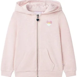 Kindervest met capuchon en rits 92 gemengd licht>vidaXL New