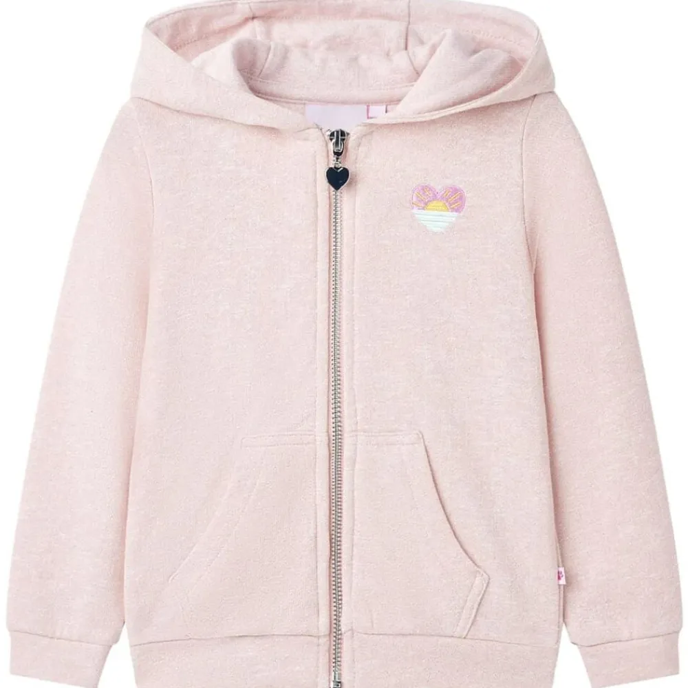 Kindervest met capuchon en rits 92 gemengd licht>vidaXL New