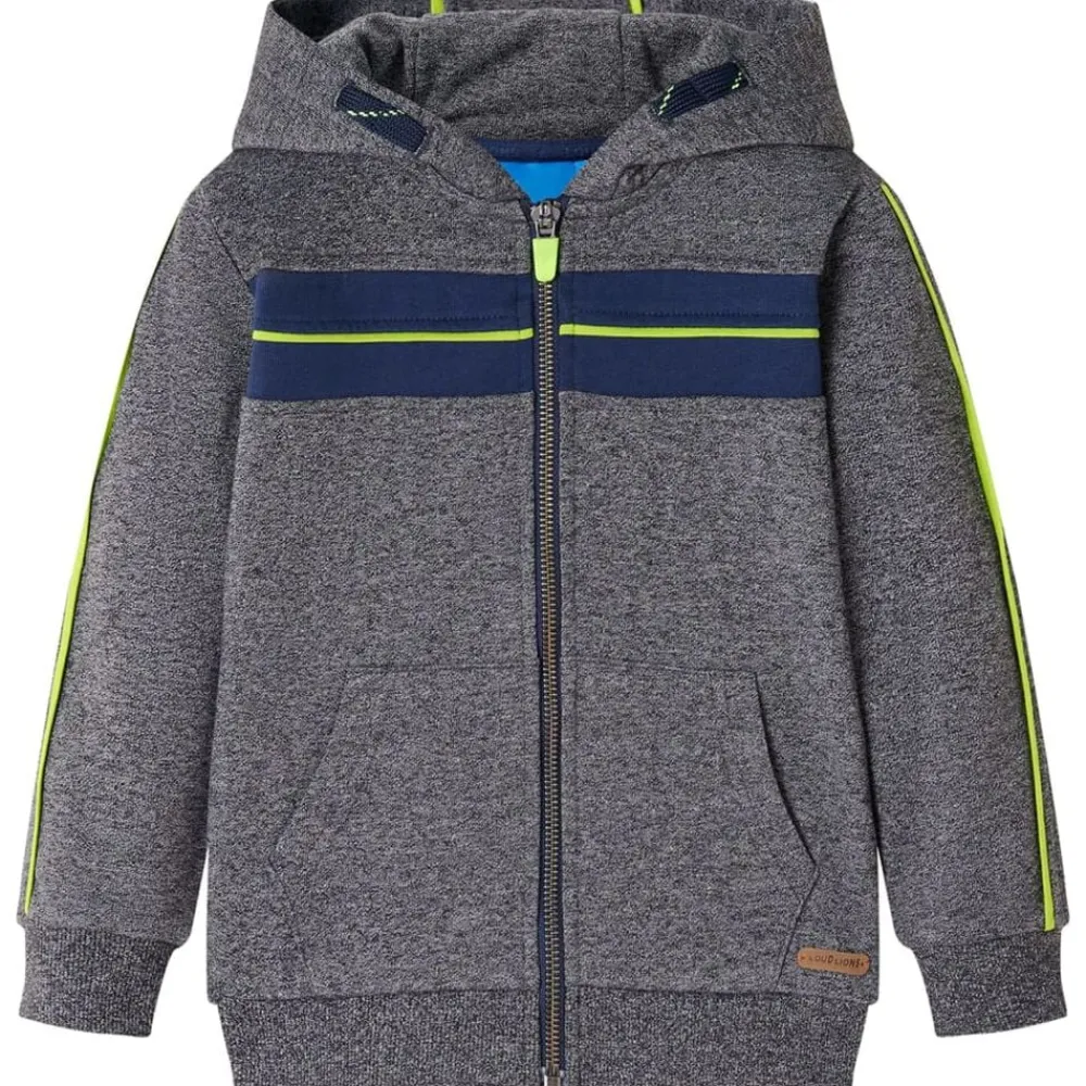 Kleding & Accessoires*vidaXL Kindervest met capuchon en rits 92 gemêleerd grijs