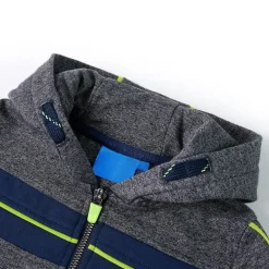Kleding & Accessoires*vidaXL Kindervest met capuchon en rits 92 gemêleerd grijs