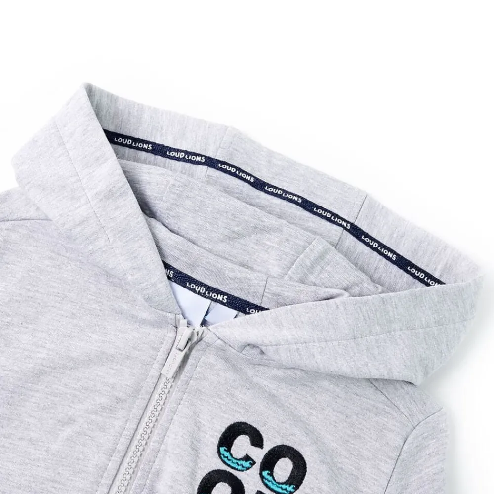 Kleding & Accessoires*vidaXL Kindervest met capuchon en rits 92 Grijs