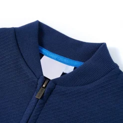 Kindervest met rits 92 marineblauw><noscript><img width=