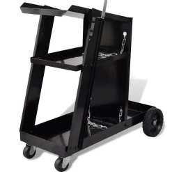 Lasgereedschap wagen 3 planken zwart>vidaXL Discount