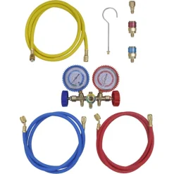 Gereedschap*vidaXL Manometer set voor airco met 2-richtingen