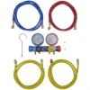 Gereedschap*vidaXL Manometer set voor airco met 4-richtingen