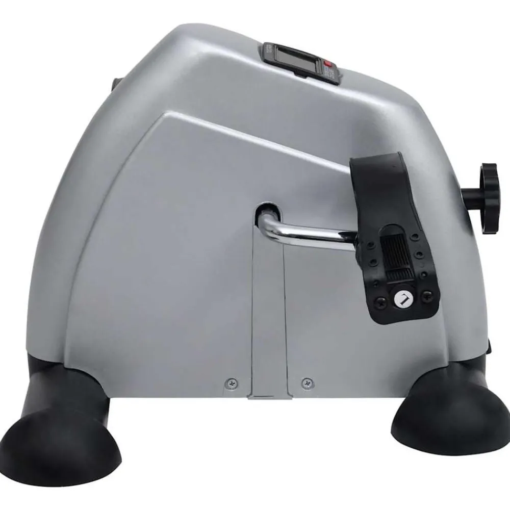 Fitness*vidaXL Mini Hometrainer met plastic vliegwiel (zilver)