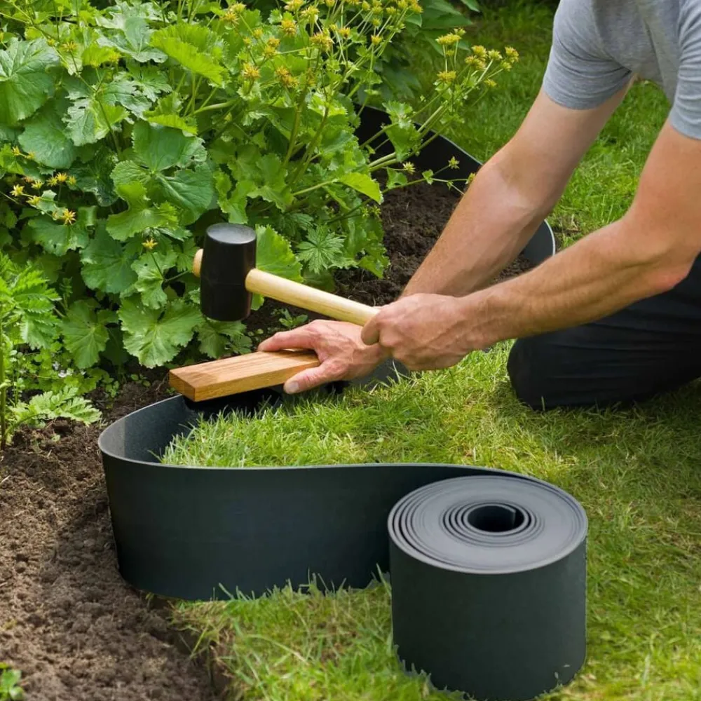 Tuinafscheidingen*vidaXL Nature Borderrand 0,15x10 m Zwart