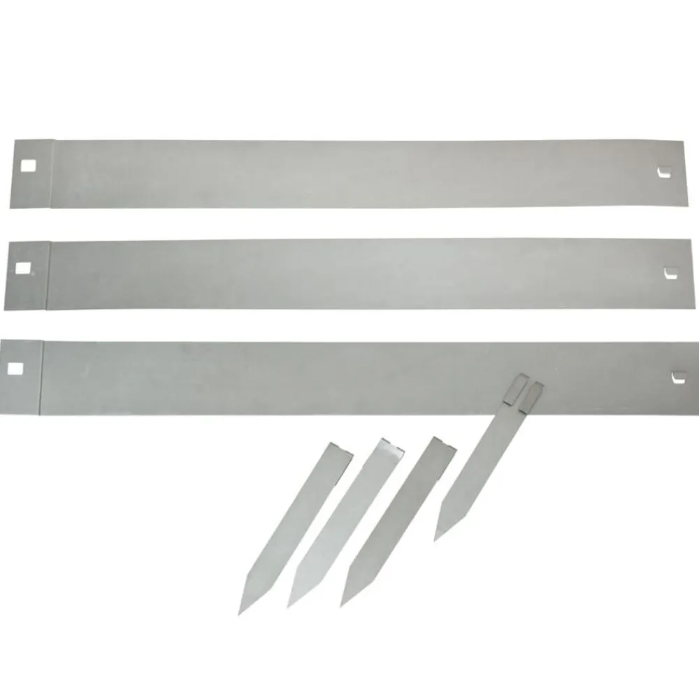 Nature Borderranden 3 st 91,4x10,2 cm staal>vidaXL Outlet
