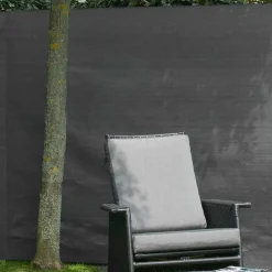 Tuinafscheidingen*vidaXL Nature Tuinscherm 1,5x5 m PE Antraciet