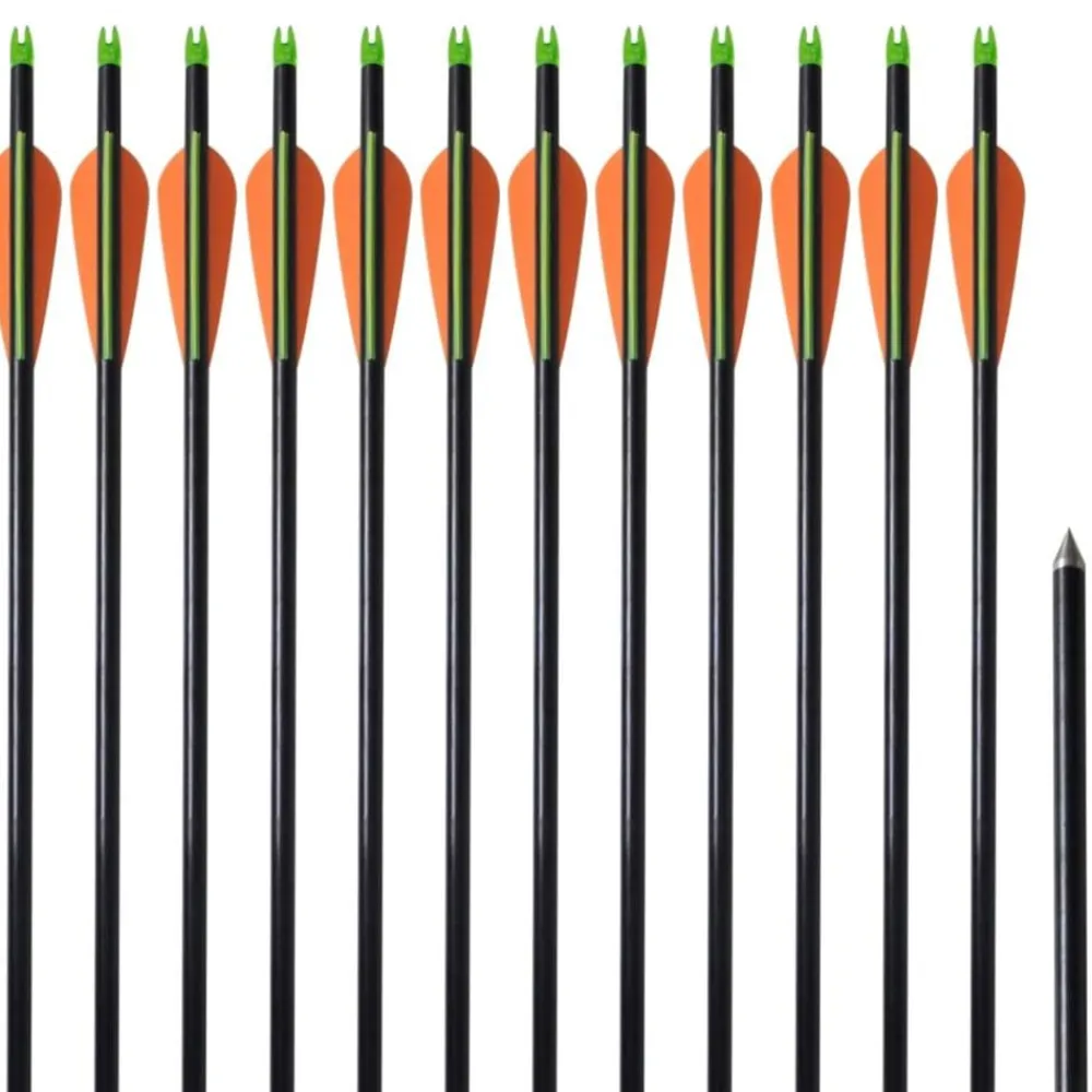Pijlen compoundboog standaard 30" 0,8 cm glasvezel 12 stuks>vidaXL Discount