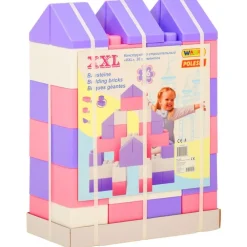Babyspeelgoed*vidaXL Polesie Wader Speelgoedblokken XXL 36 st roze en paars