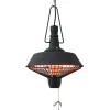 Sunred Hangende verwarmer Indus 2100 W halogeen zwart RSH16>vidaXL New