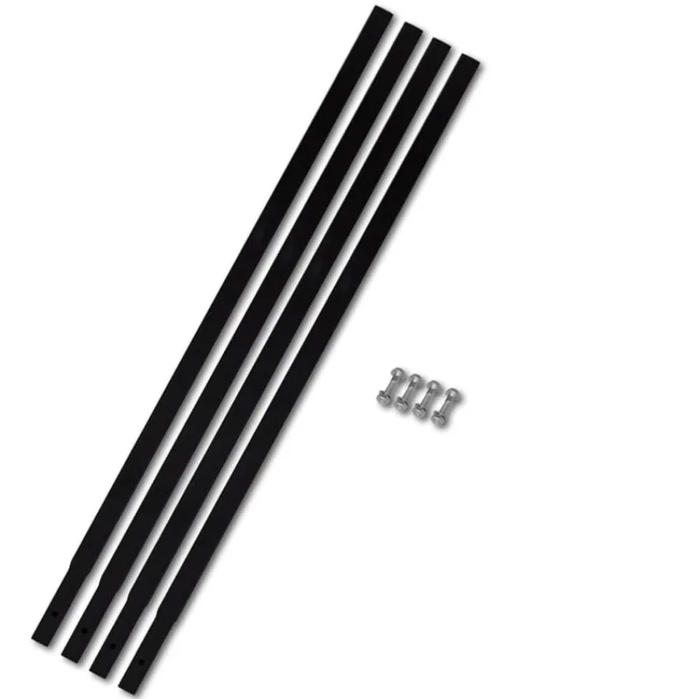 Gereedschapaccessoires*vidaXL Verlengstuk voor grondboor 4 x 1 m (staal)