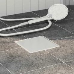 Sanitair & Loodgietersbenodigdheden*vidaXL 2 in 1 Doucheafvoer Zilver 15 x 15 cm Roestvrij staal 304