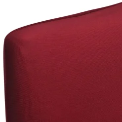 Woon- & Tuinaccessoires*vidaXL 6 st Stoelhoes stretch recht bordeaux Bordeauxrood
