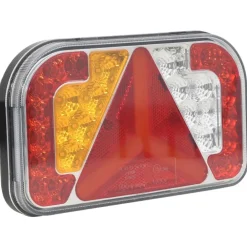 Voertuigonderdelen & -Accessoires*vidaXL Aanhangerlampen 2 st LED-lamp 12 V 24x5x14,5 cm rood