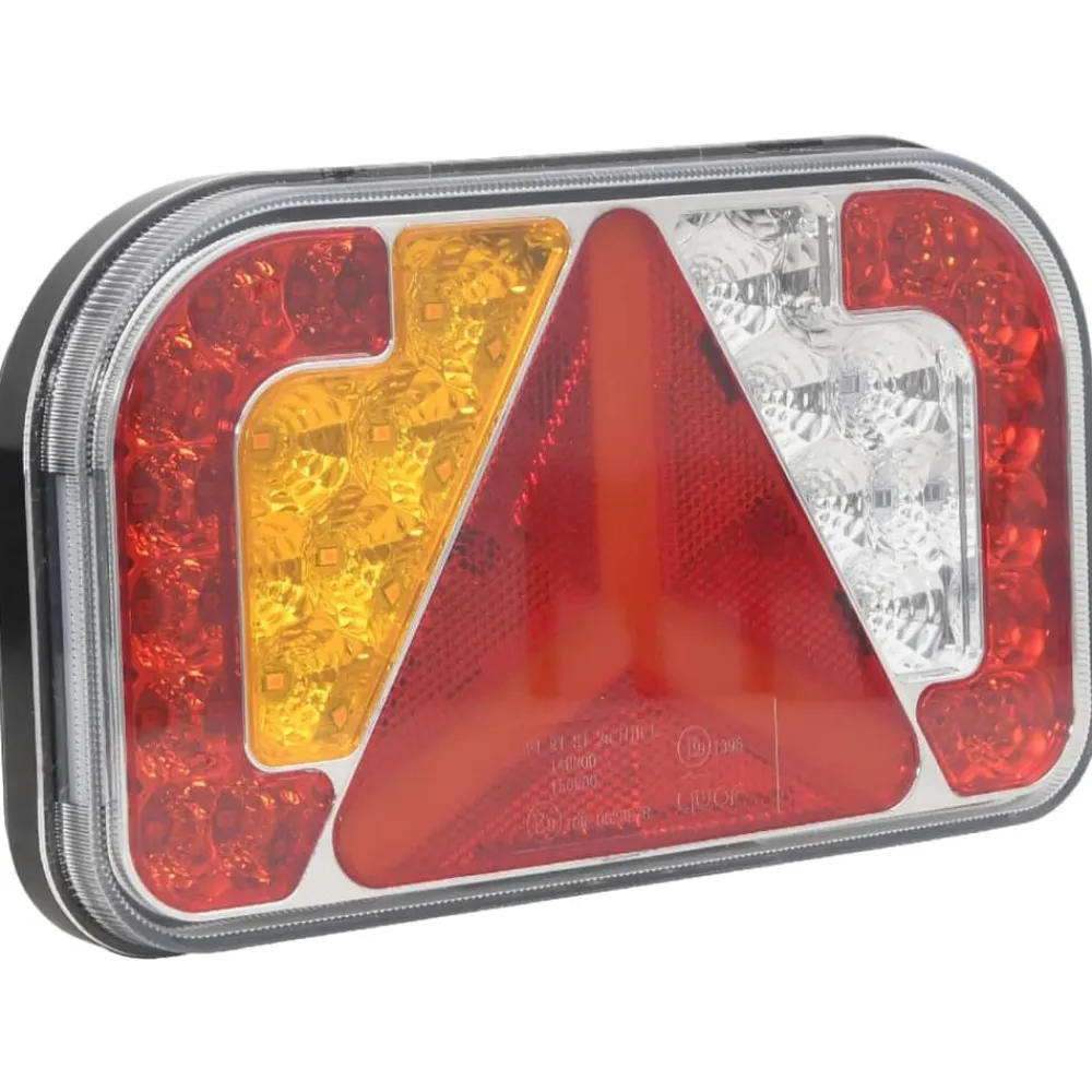 Voertuigonderdelen & -Accessoires*vidaXL Aanhangerlampen 2 st LED-lamp 12 V 24x5x14,5 cm rood