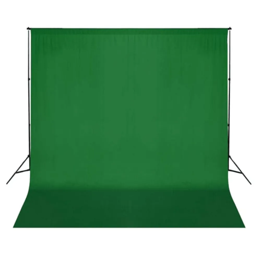 Achtergrond zonder standaard chromakey 300x300 cm katoen>vidaXL Online