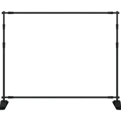 Achtergrondstandaard 254x243 cm staal zwart><noscript><img width=