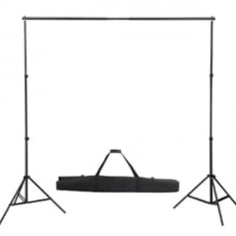 Camera & Optiek*vidaXL Achtergrondsysteem 300x300 cm Groen