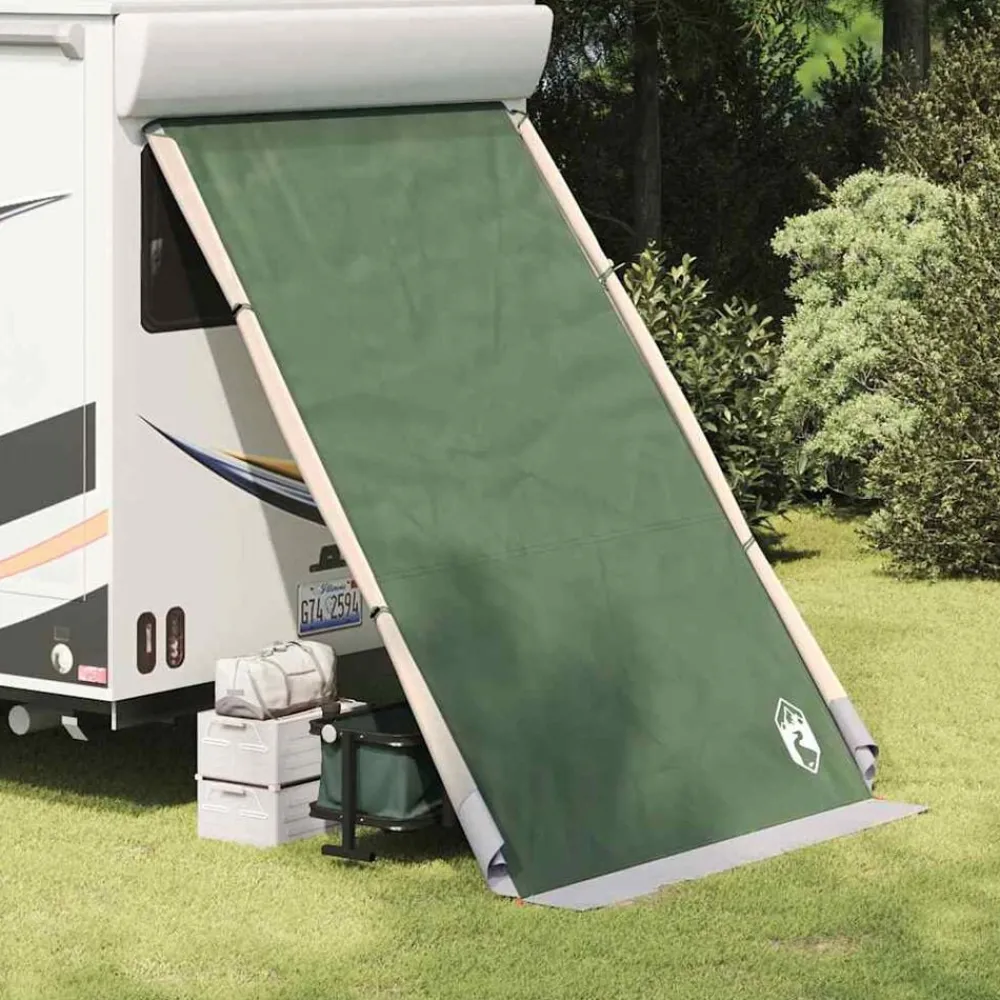 Buitensport*vidaXL Achterkleptent met dak 190 x 150 x 185 cm taft Groen