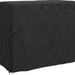 Afdekhoes voor haardhoutrek Effen Zwart 420D Oxford stof>vidaXL Discount