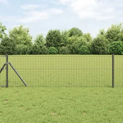 Tuinafscheidingen*vidaXL Afrasteringspaal 26 pcs 3,2 x 3,2 x 80 cm Grijs