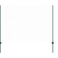 Afrasteringspaal 22 pcs Groen 200 cm Staal><noscript><img width=