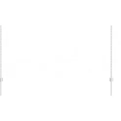 Afrasteringspaal 22 pcs Zilver 160 cm Staal><noscript><img width=