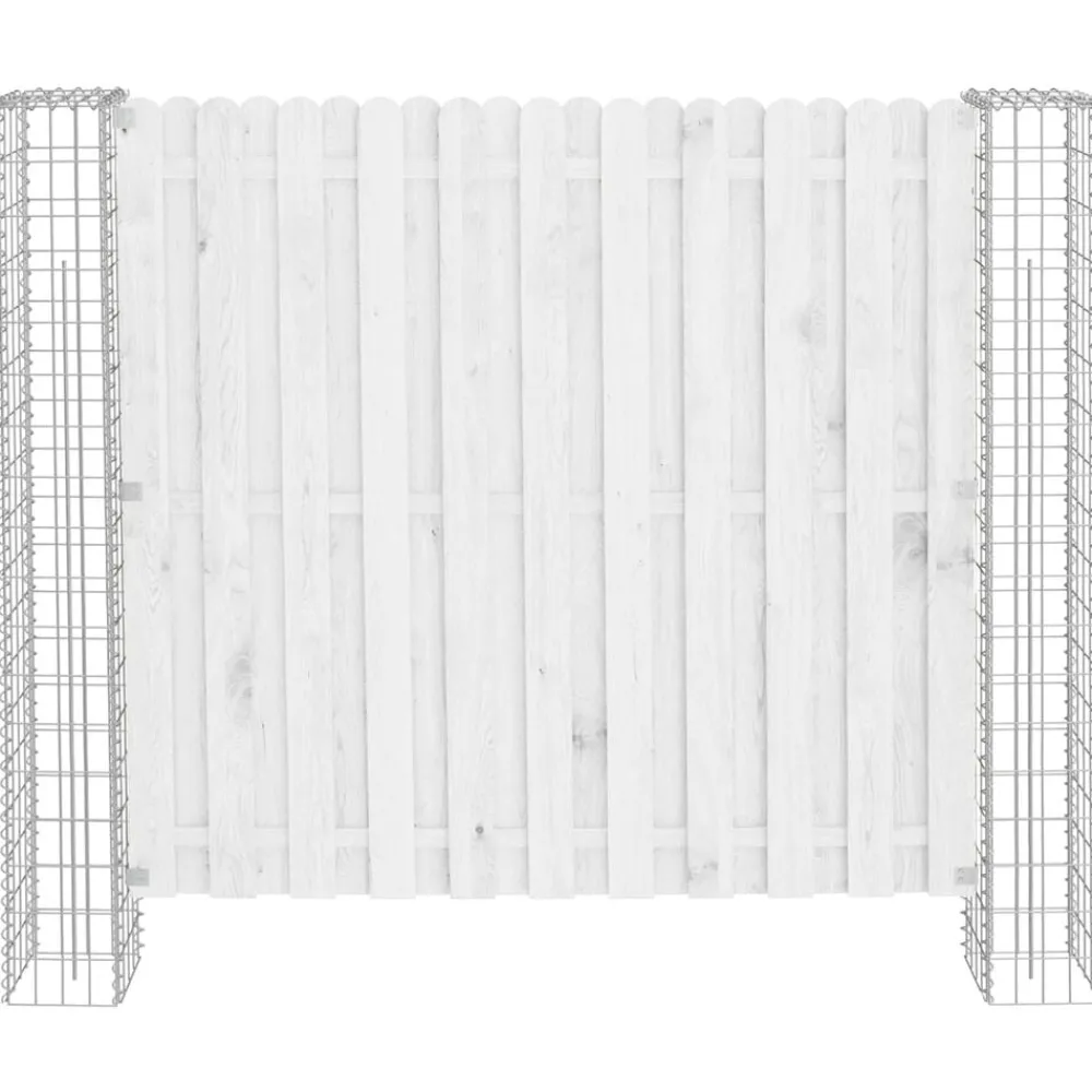Tuinafscheidingen*vidaXL Afrasteringspaal 2 pcs Zilver 20 x 20 x 190 cm Metaal