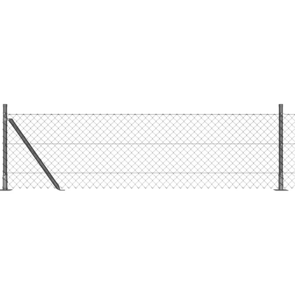 Afrasteringspaal 10 x 0,4 m (40 x 40 mm gaas)>vidaXL